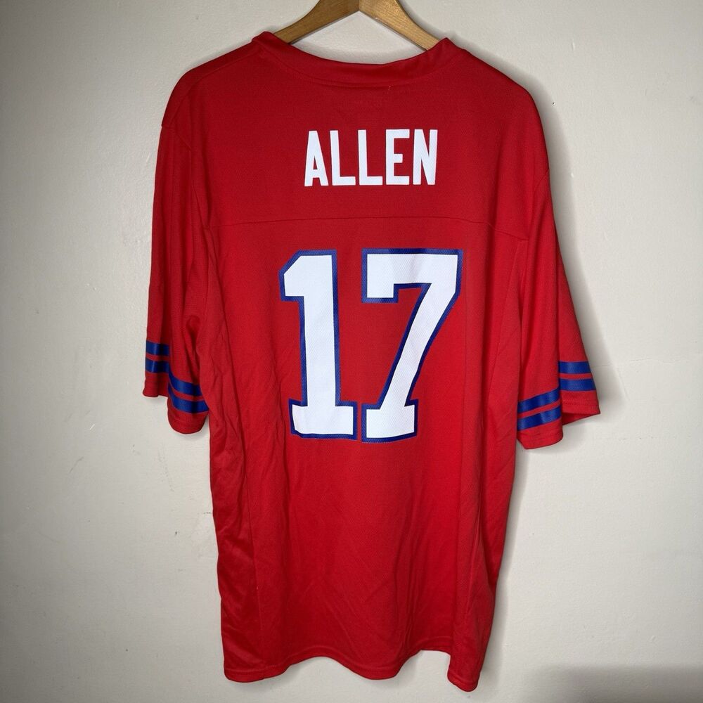 Josh Allen Buffalo Bills Jersey Mens XL Red Alternate NFL Football NWT - Picture 2 of 7